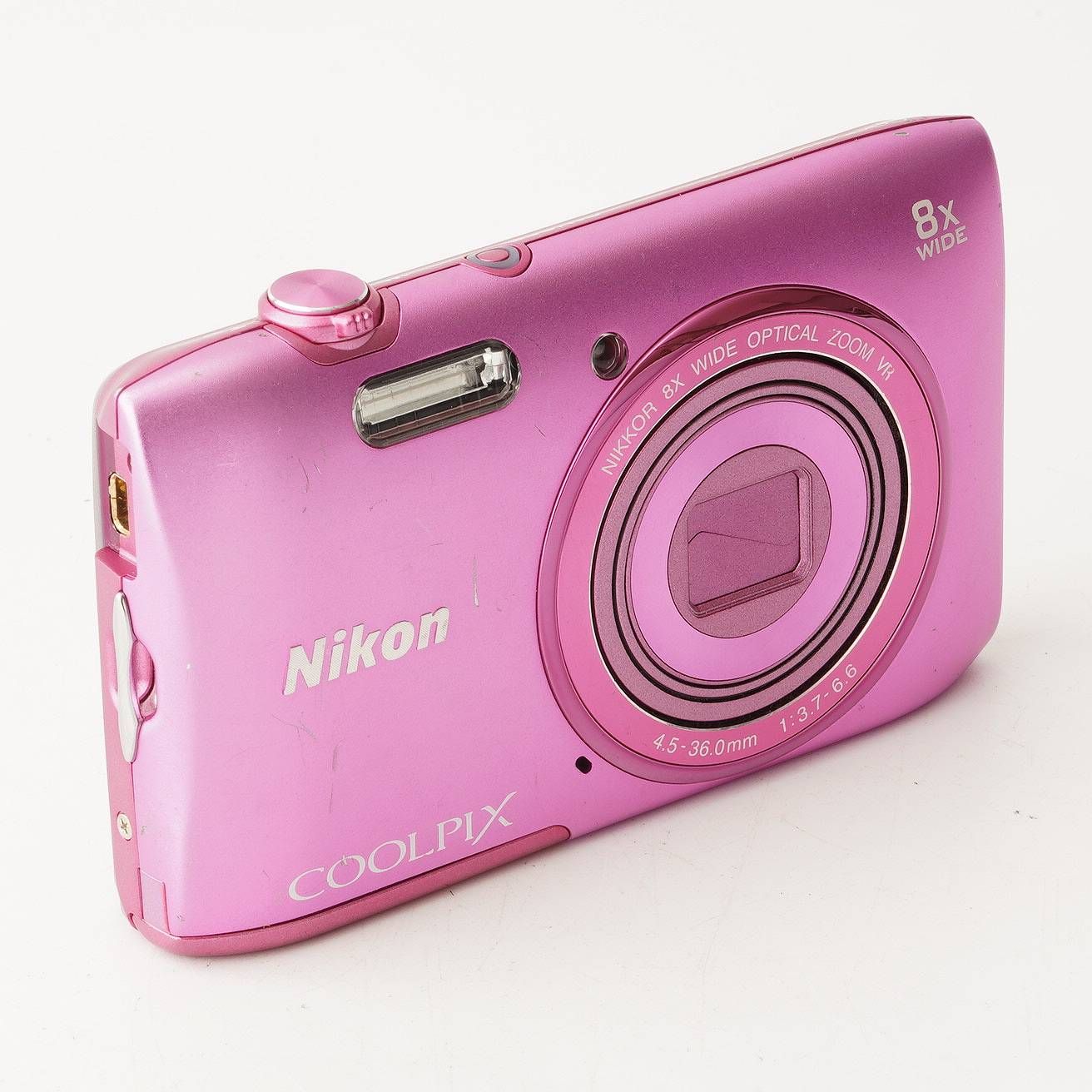 カメラ ニコン Nikon COOLPIX S3600 アゼリア ピンク 8x 広角 光学ズーム