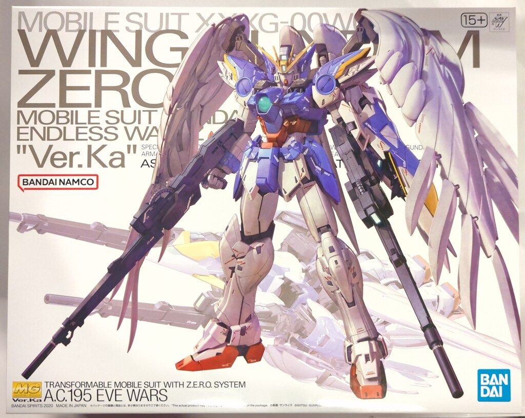 BANDAISPIRITS MG 1/100 バンダイナムコ版 ウイングガンダムゼロEW Ver.Ka/15+表記