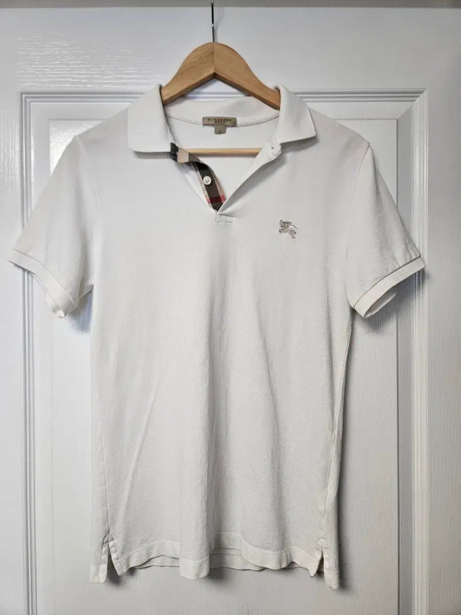 バーバリー ブリット メンズ XS チェック カラーTシャツ 半袖 カラーTシャツ