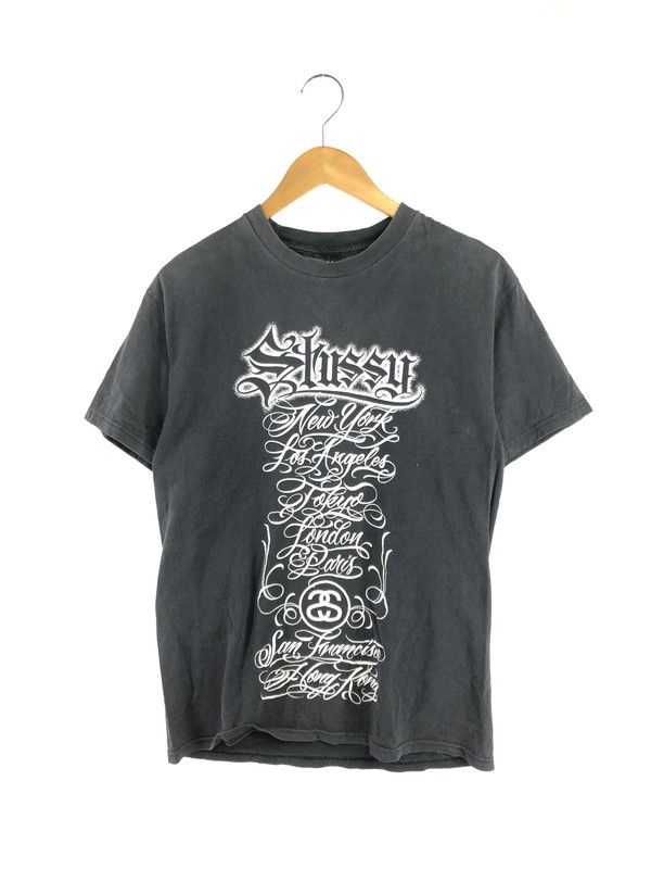 【現状渡し品】 STUSSY ステューシー × MR.CARTOON ミスターカートゥーン 00'S WORLD TOUR TEE 00年代 ワールドツアー Tシャツ 半袖Tシャツ 【142-260531-na-04-tagh】