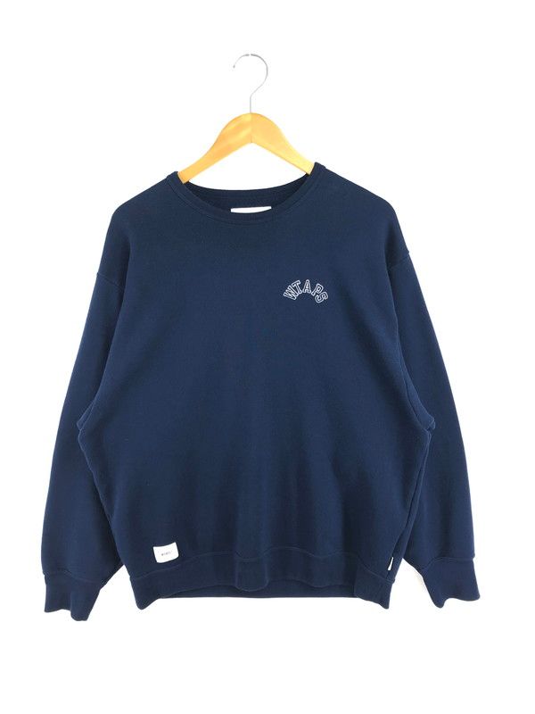 【中古品】 WTAPS ダブルタップス 21AW CLUB CREW NECK COPO 212ATDT-CSM14 クラブ クルーネック スウェット トレーナー 【142-260531-na-05-tagh】