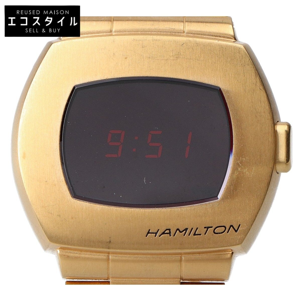 HAMILTON　ハミルトン　H52424130 ゴールド アメリカンクラシック デジタル腕時計　-