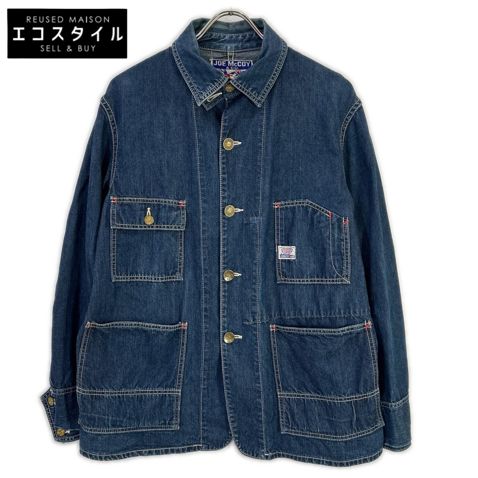 JOE MCCOY　ジョーマッコイ　旧リアルマッコイズ Lot.710 8HOURUNION デニムカバーオール　38