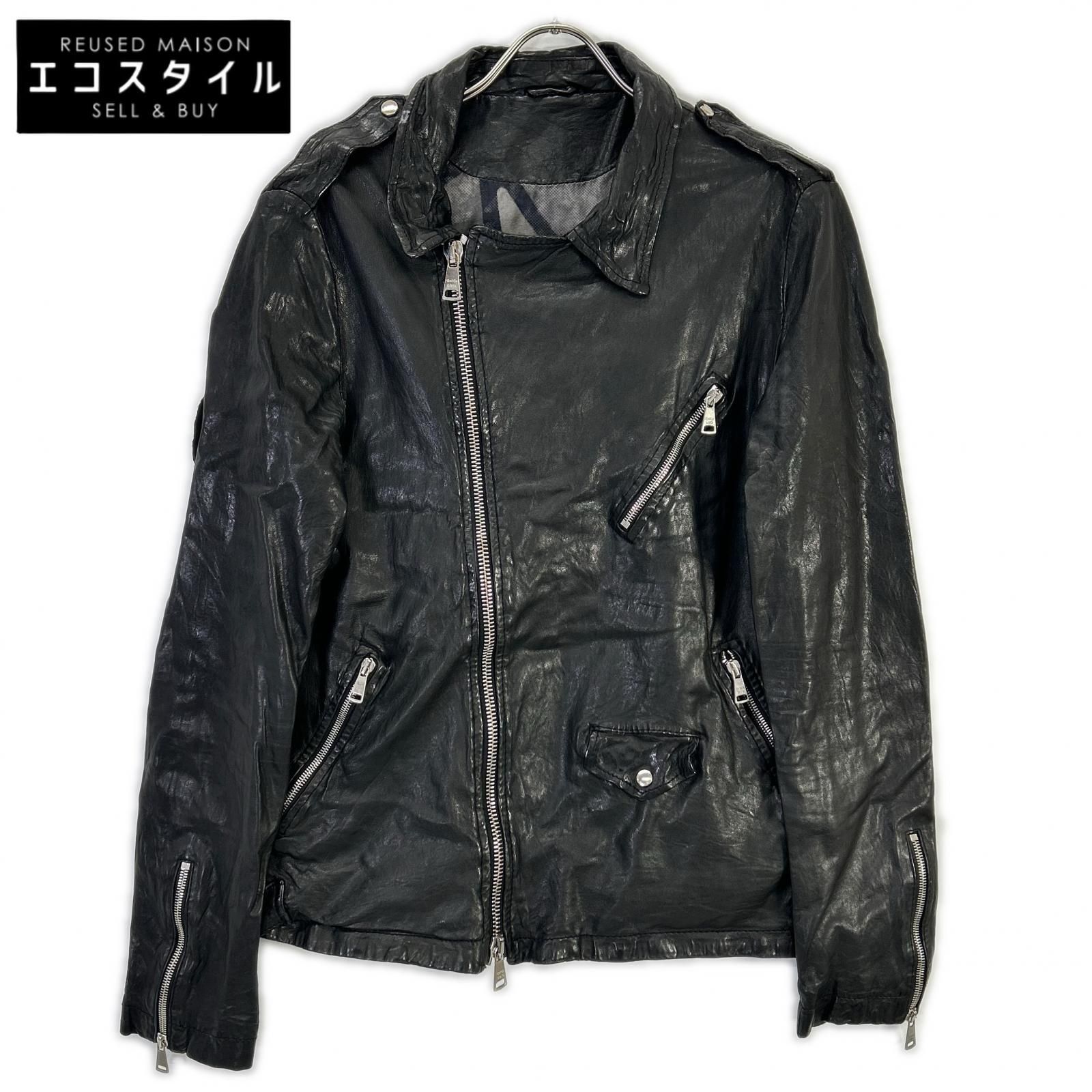 GIORGIOBRATO ジョルジオブラット GU17S7242V CORPO ラムレザー ダブル