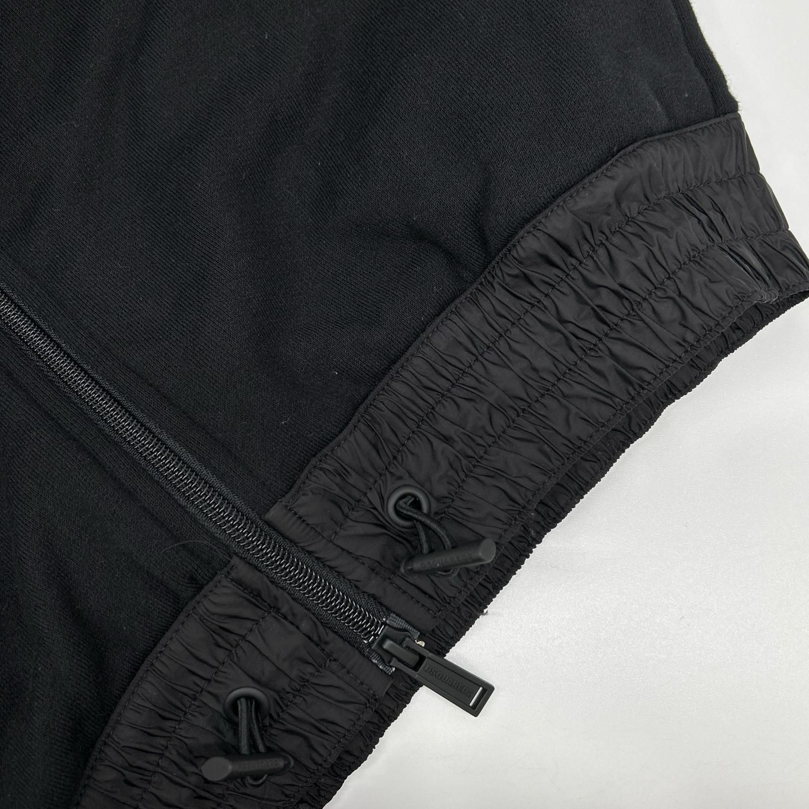 DSQUARED2 ディースクエアード S79HG0004 ブラック ICON ジップアップ 