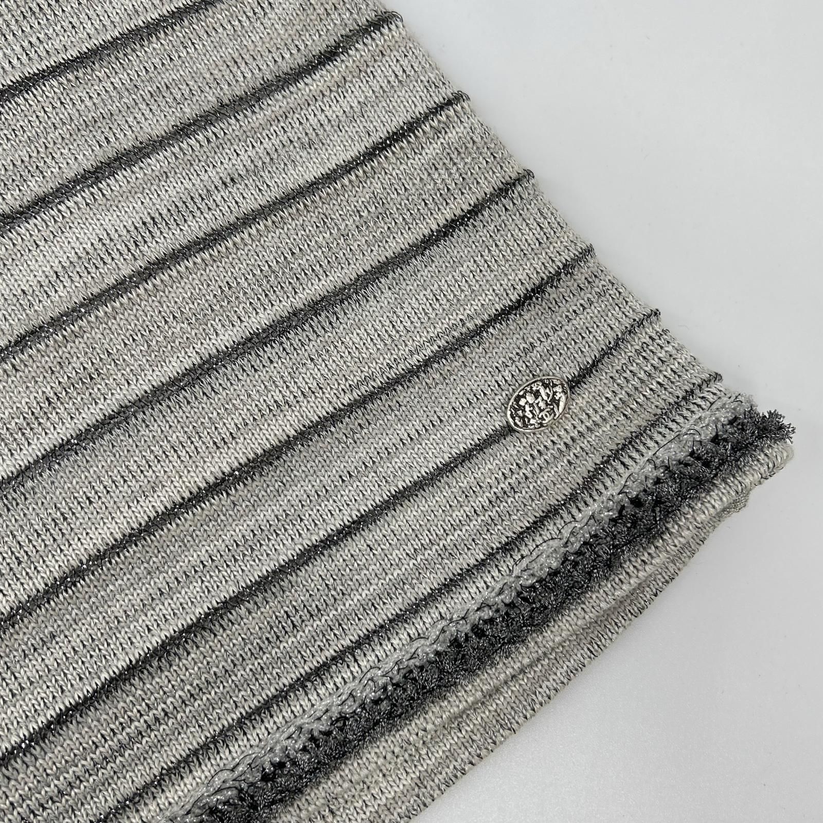 CHANEL シャネル P41272K03036 ラメ ニットタンクトップ 38 - メルカリ