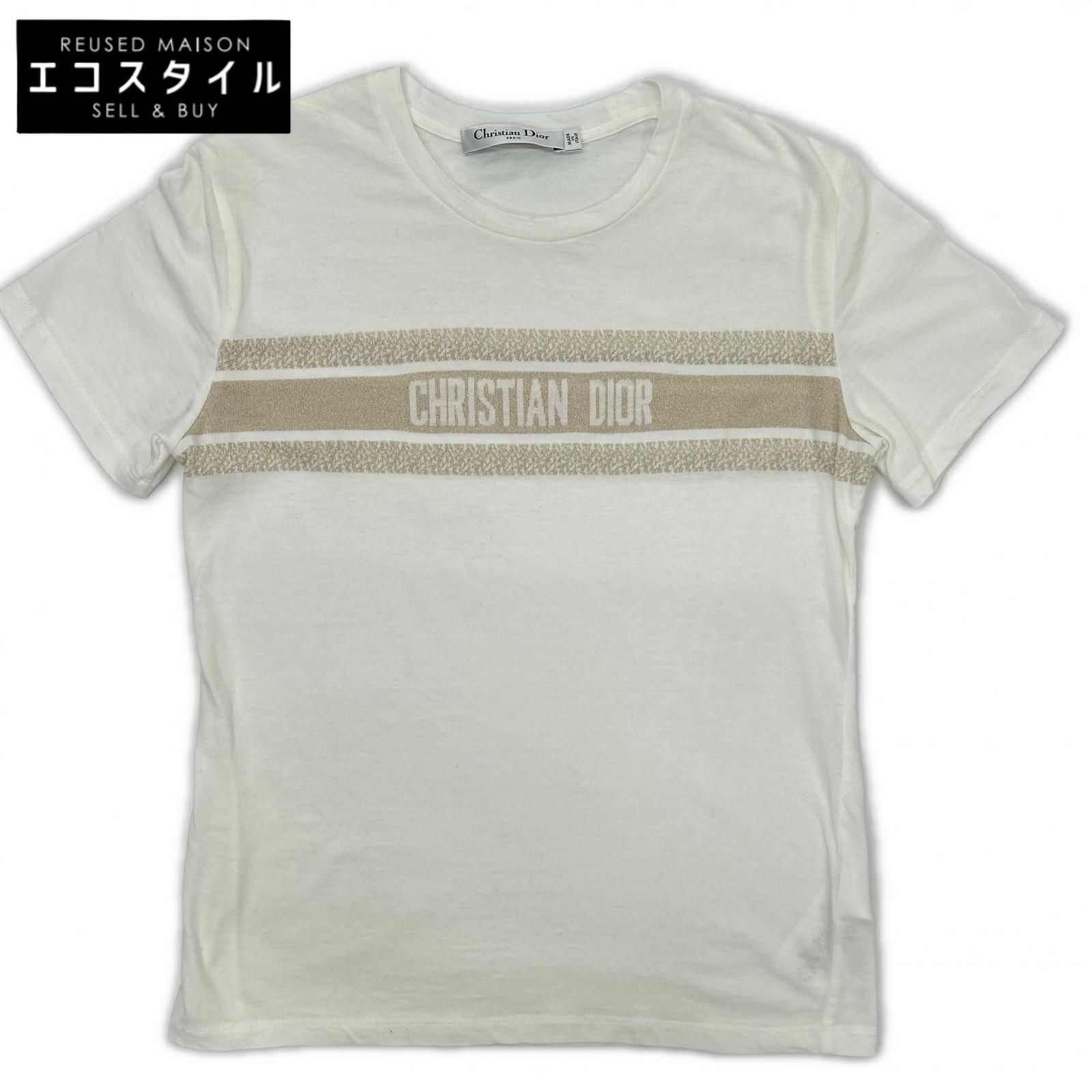 DIOR　ディオール　213T04A4494 ロゴ Tシャツ　S