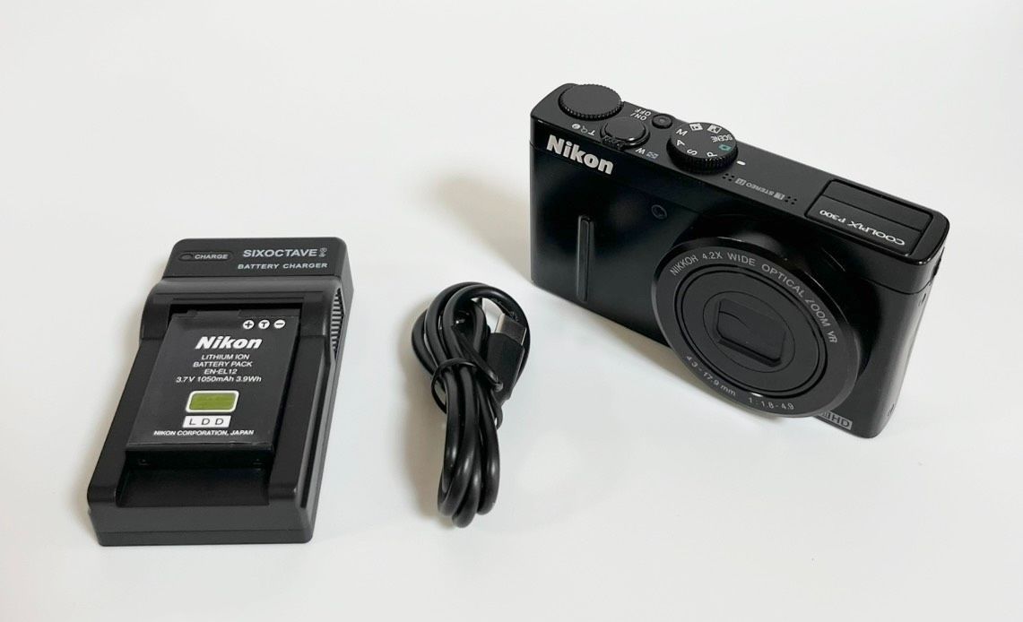 Nikon ニコン コンパクトデジタルカメラ COOLPIX P300 ブラック 【中古】【良品】【200110421696】