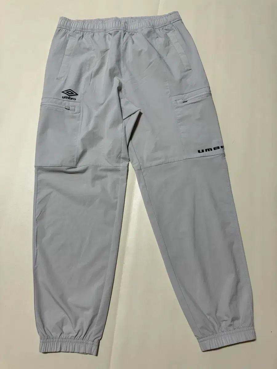 (ほぼ新品出品13) アンブロ 接触冷感 デイリー/ランニング ジッパー ジョガーパンツ 32-34