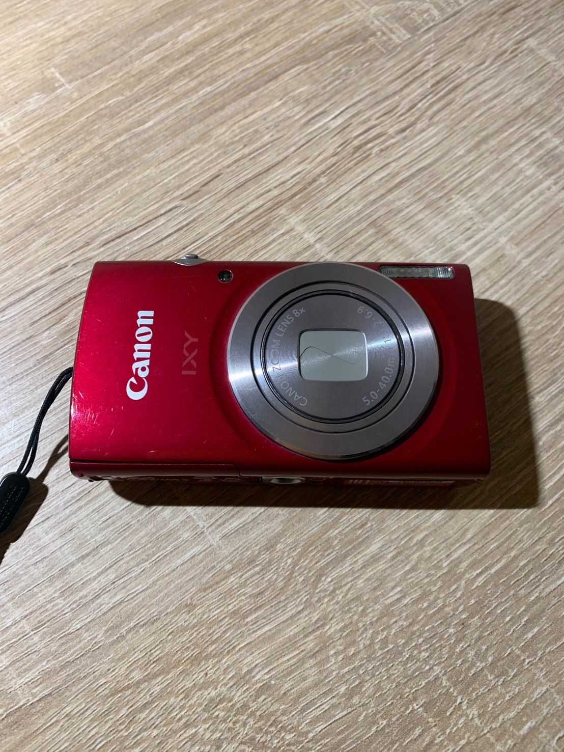 1112 Canon IXY 180 レッド デジカメ 【ネ】