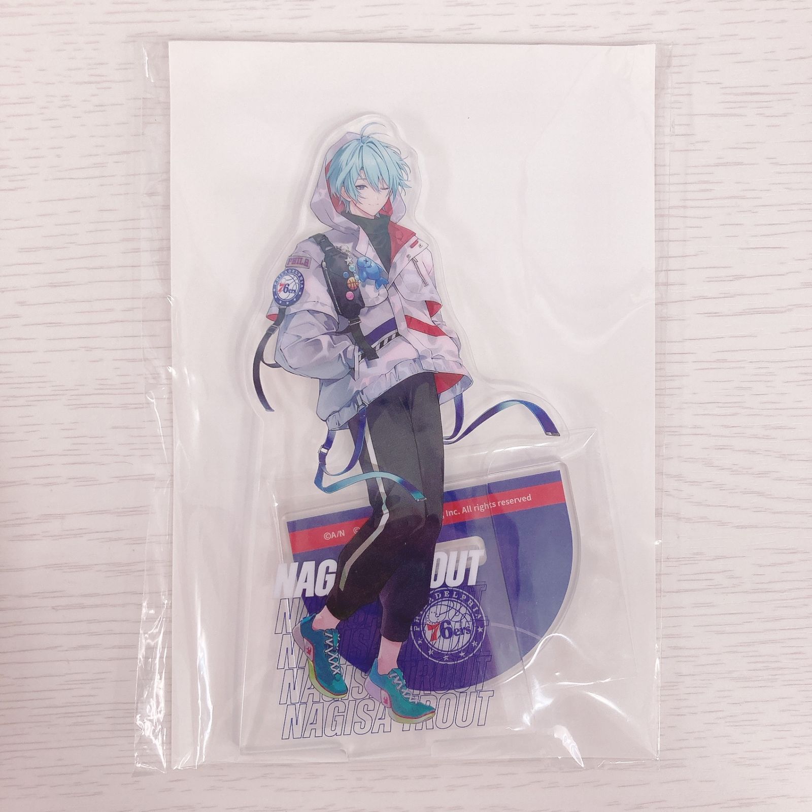 渚トラウト(Philadelphia 76ers) アクリルスタンド 「楽天コレクション NBA×バーチャルYouTuber NIJISANJI EN/にじさんじ 第3弾 【Eastern】」 B-4賞 ②