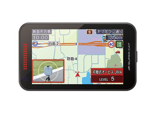 Yupiteru/ユピテル SUPER CAT レーザー&レーダー探知機 SK-2200 無線LAN搭載ワンボディタイプ
