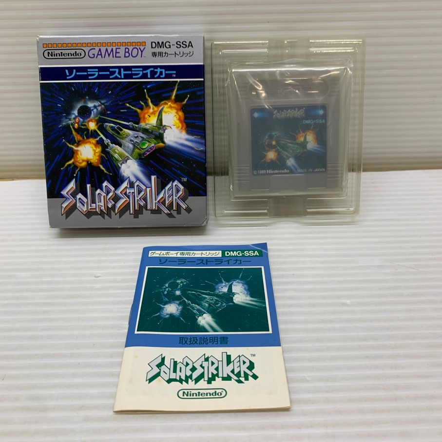 【現状渡し品】 GB ソーラーストライカー ゲームボーイ ゲームソフト レトロゲーム ニンテンドー シューティングゲーム 任天堂 【023-260531-em-09-min】