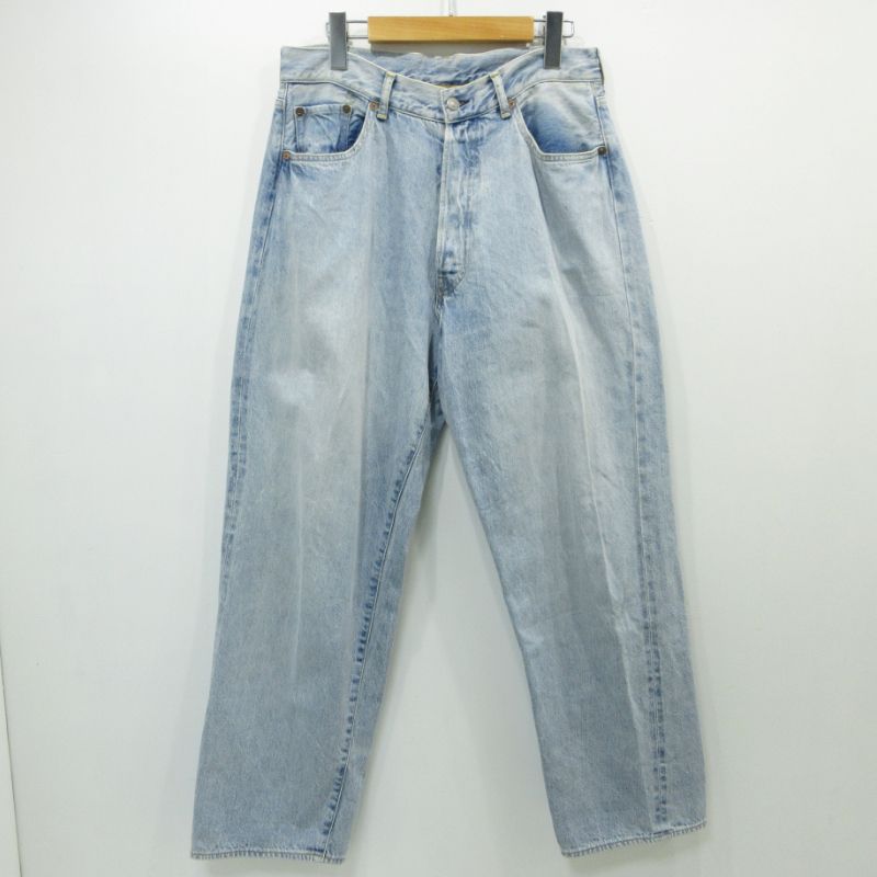 【三重本店】 中古 COMOLI | コモリ デニムパンツ 5Pパンツ V01-03009 ライトブルー サイズ：1 【107】