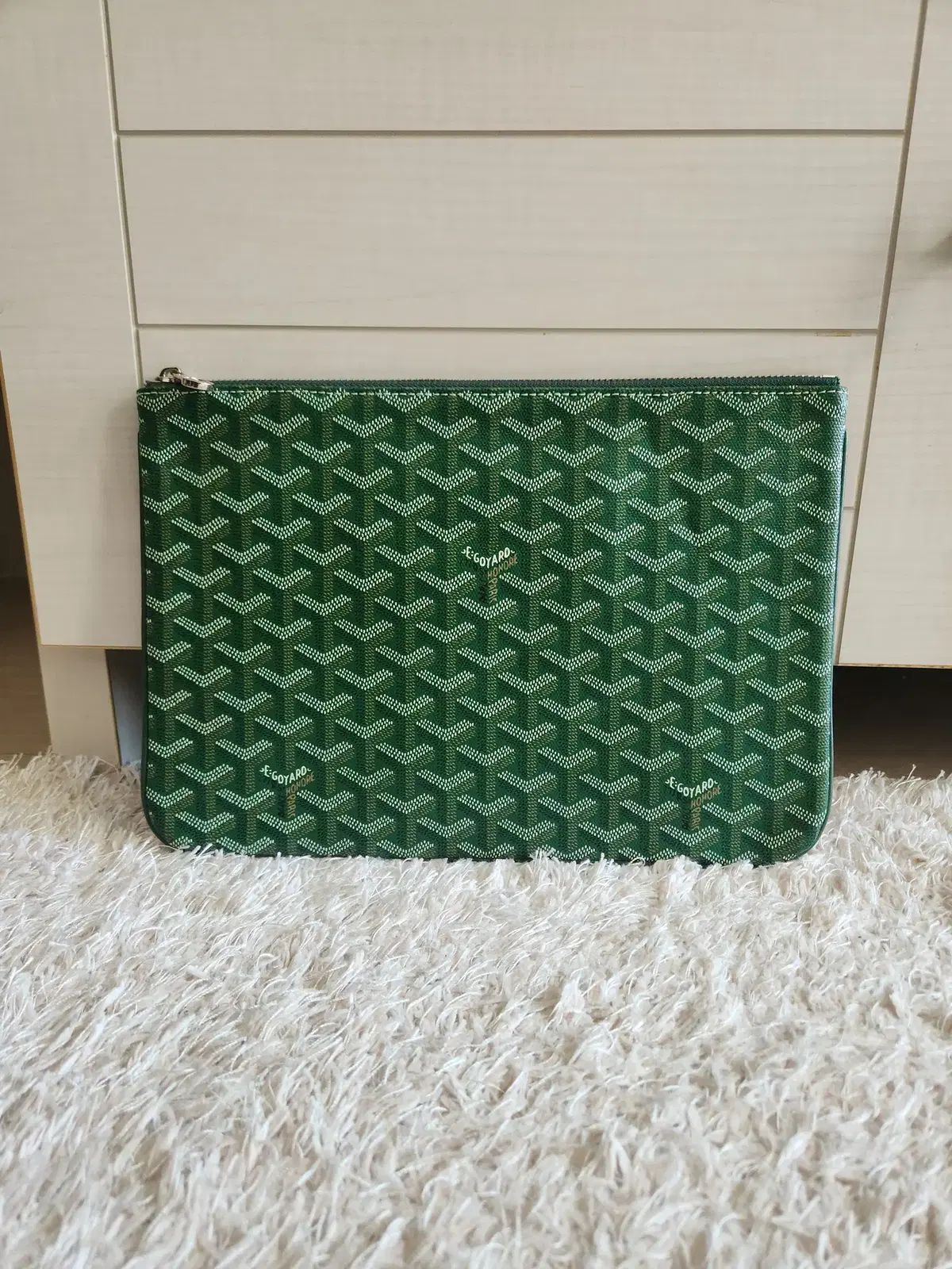 S級/正規品 Masion Goyard ゴヤール 瀬名 泉 クラッチバッグ MM グリーン