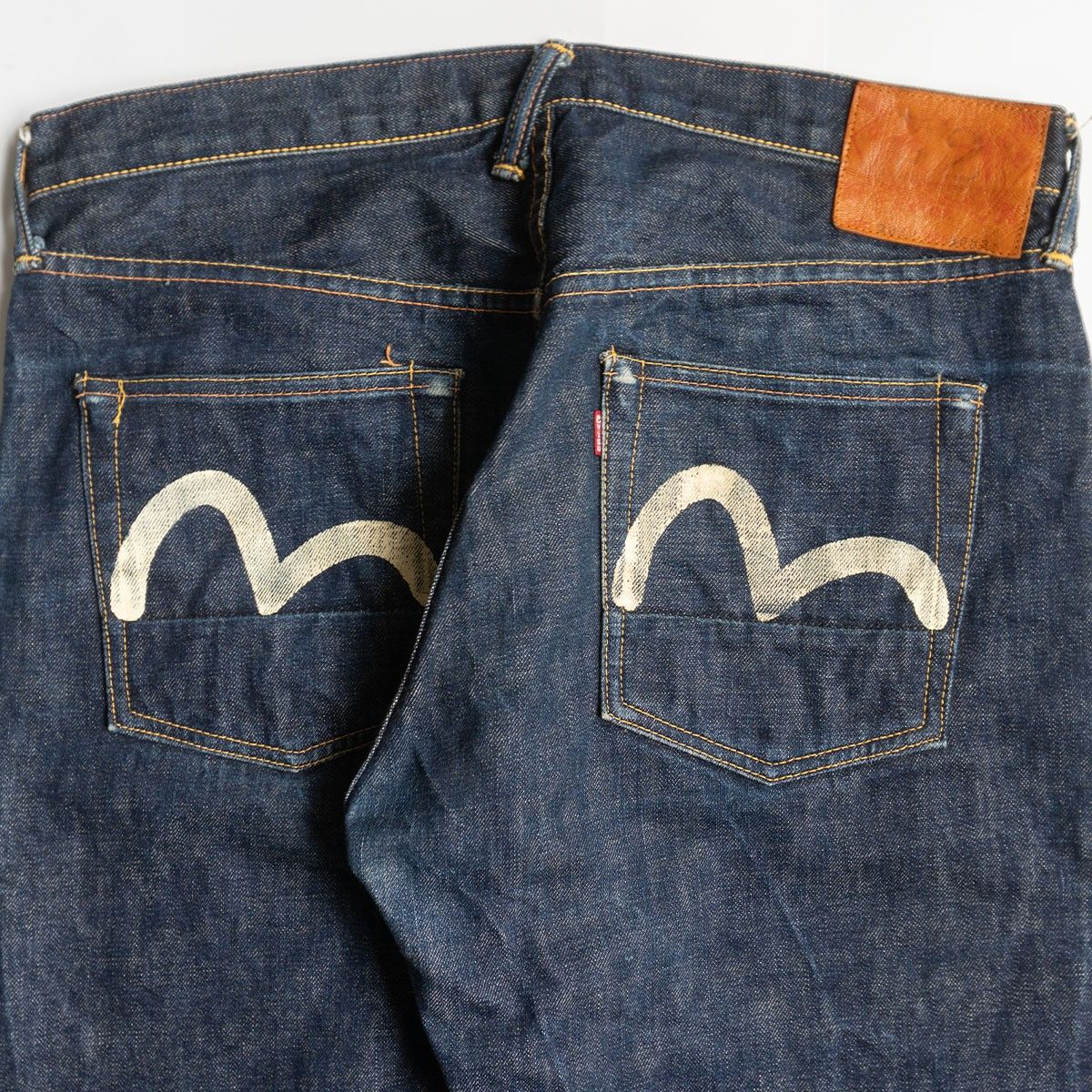 雰囲気抜群/濃紺】EVISU 【LOT.2000 デニムパンツ】36×35 エビス