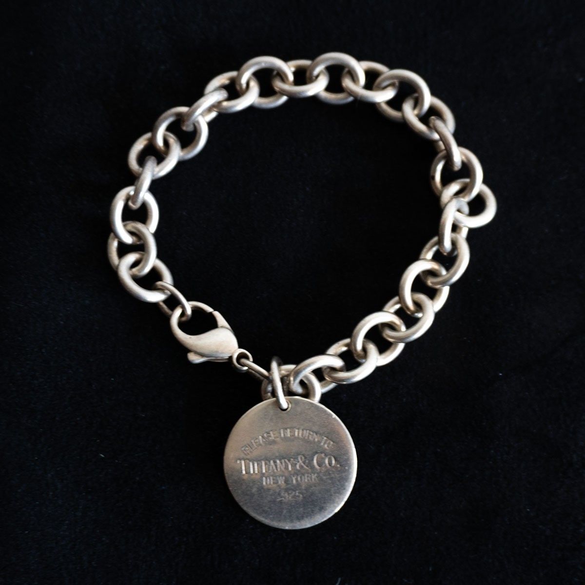 【雰囲気抜群】TIFFANY＆Co. 【シルバー925 リターントゥ チェーン ブレスレット】ティファニー s2605169