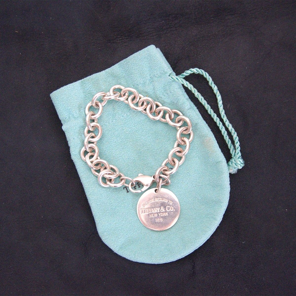 【雰囲気抜群】TIFFANY＆Co. 【シルバー925 リターントゥ チェーン ブレスレット】ティファニー 26050770