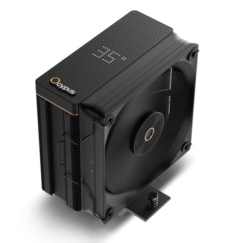 Ocypus Iota A40 BK CPUクーラー 高性能ファン 4本の銅製ヒートパイプ付き 1つ 120mm FDB PWM 静音ファン搭載 空冷クーラー am4 am5 冷却 CPU cooler エアクーラー am4 TDP 220W 87bd4396