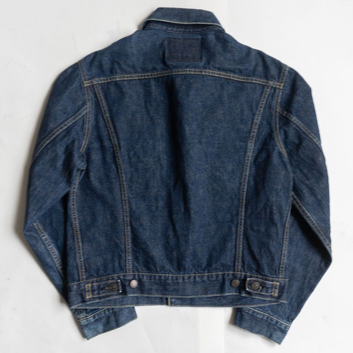雰囲気抜群/濃紺】 LEVI'S【557 ビッグE デニムジャケット】42 サード
