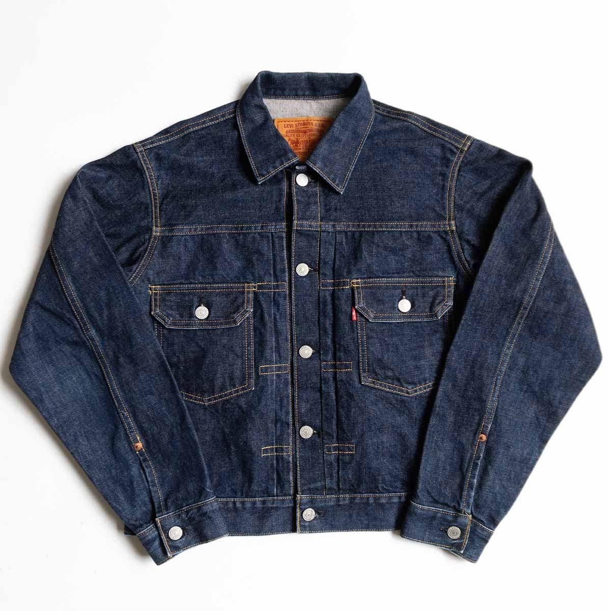 雰囲気抜群/濃紺】 LEVI'S 【 507XX ビッグE デニムジャケット 】38