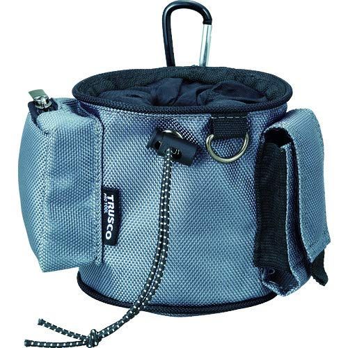 新品 TRUSCO(トラスコ) コンパクトツールケース シボリポケット グレー TCTC2003-GY × 20【ケース販売】