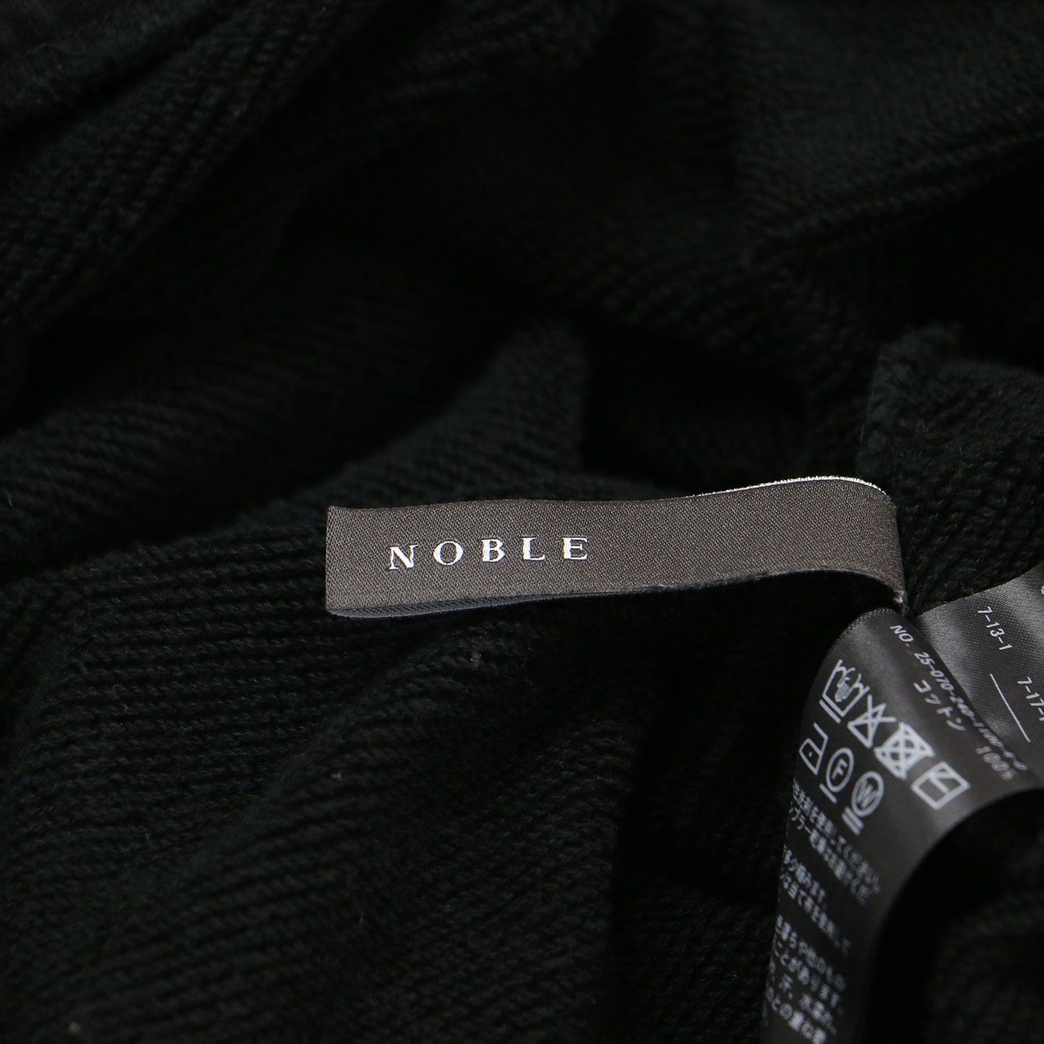 NOBLE ノーブル スウェット ブラック 黒 サイズ:FREE | 25秋冬 スビン 
