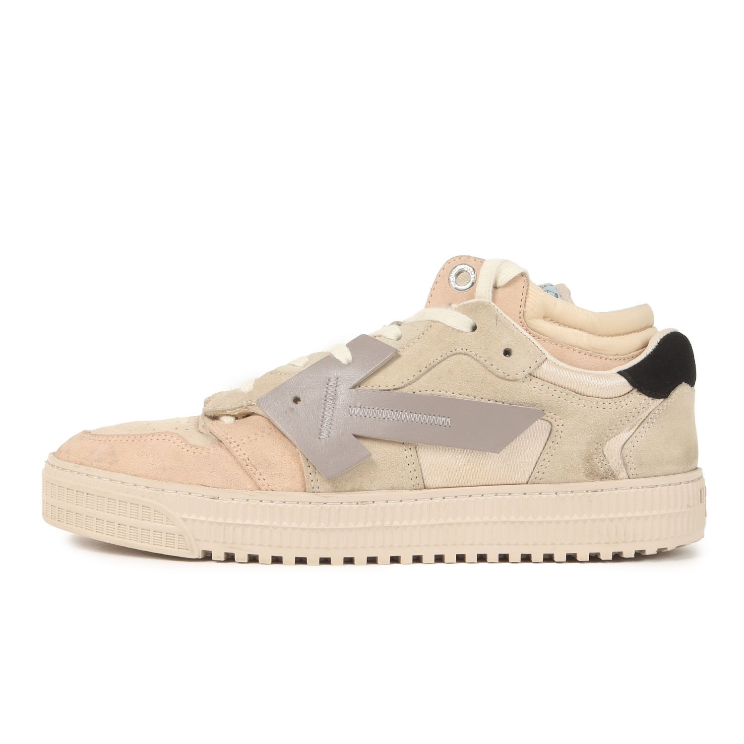 OFF-WHITE オフホワイト サイズ:43(27.5cm) | 20AW レイヤードデザイン スウェード スニーカー (Court Low) | ベージュ | ローカット スニーカー シューズ 靴【メンズ】【中古】