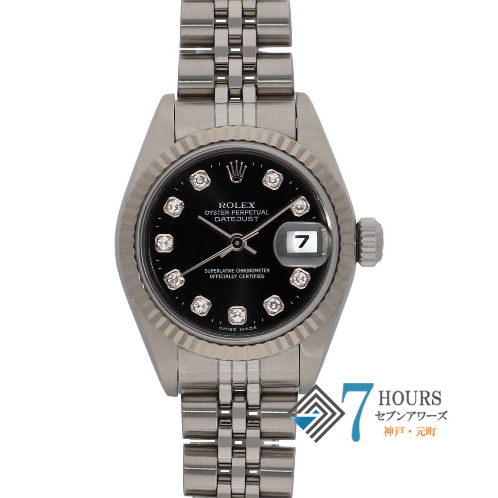 144664 ROLEX ロレックス 79174G デイトジャスト ブラック ホワイト