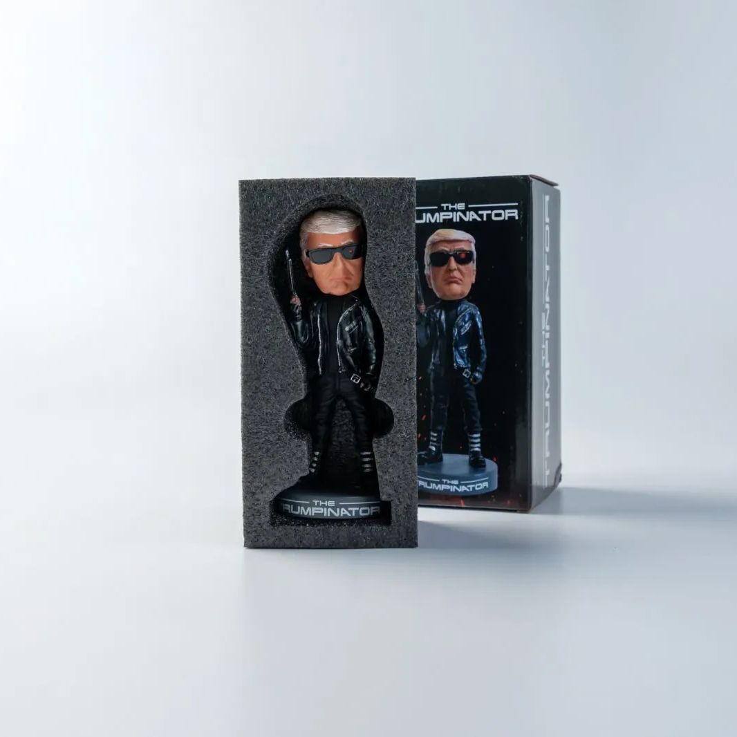 【新品未開封】TRUMPINATOR トランピネーター ドナルド・トランプ ターミネーター ボビングヘッド フィギュア 高さ18cm ■ ボブルヘッド 首振り人形 ヘッドノッカー キャラクター アメリカン雑貨 トイ おもちゃ アメリカ 大統領 雑貨