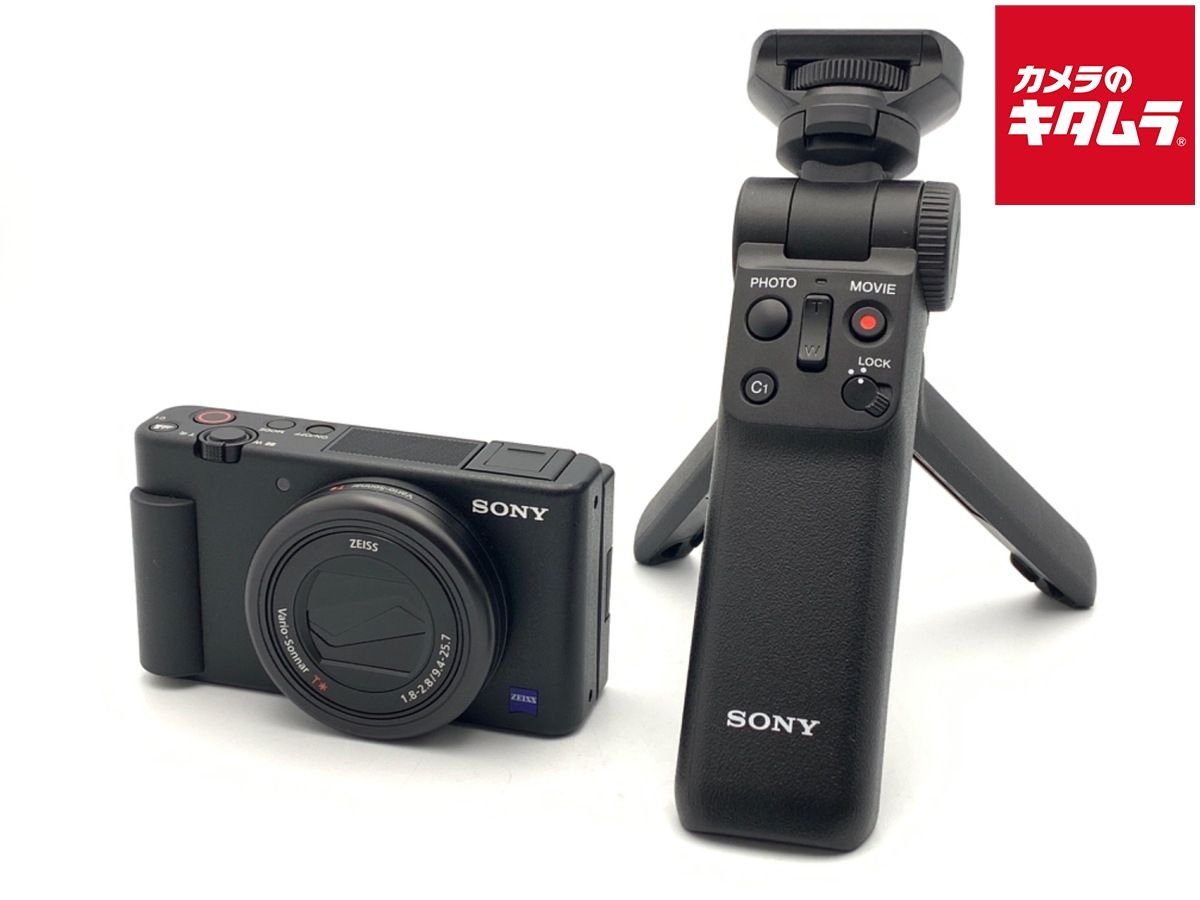 【中古】 【美品】 ソニー VLOGCAM ZV-1G シューティンググリップキット