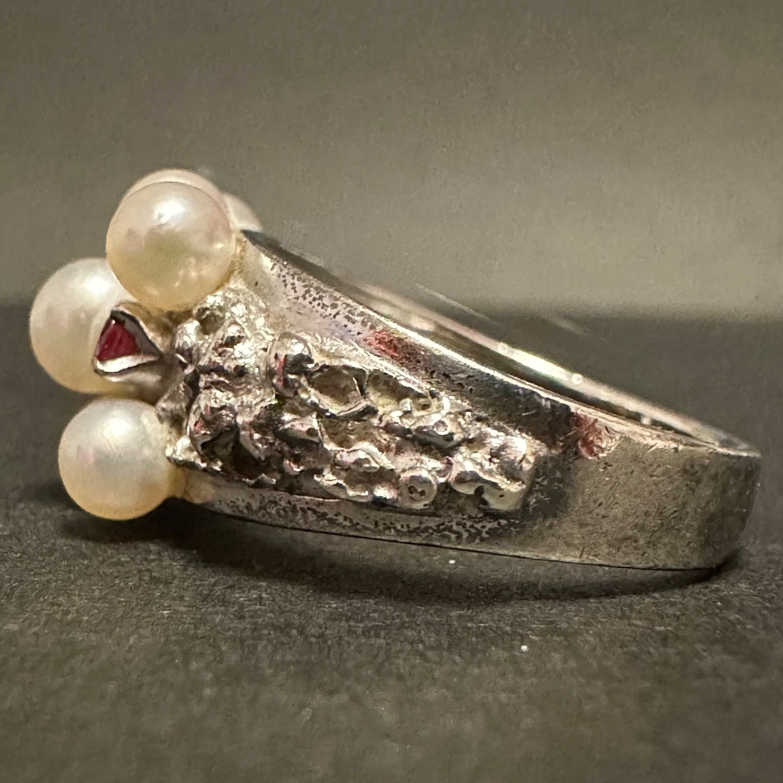 タサキ TASAKI 指輪 リング 田崎 田崎真珠 SV パール 約3.6～4.7mm 