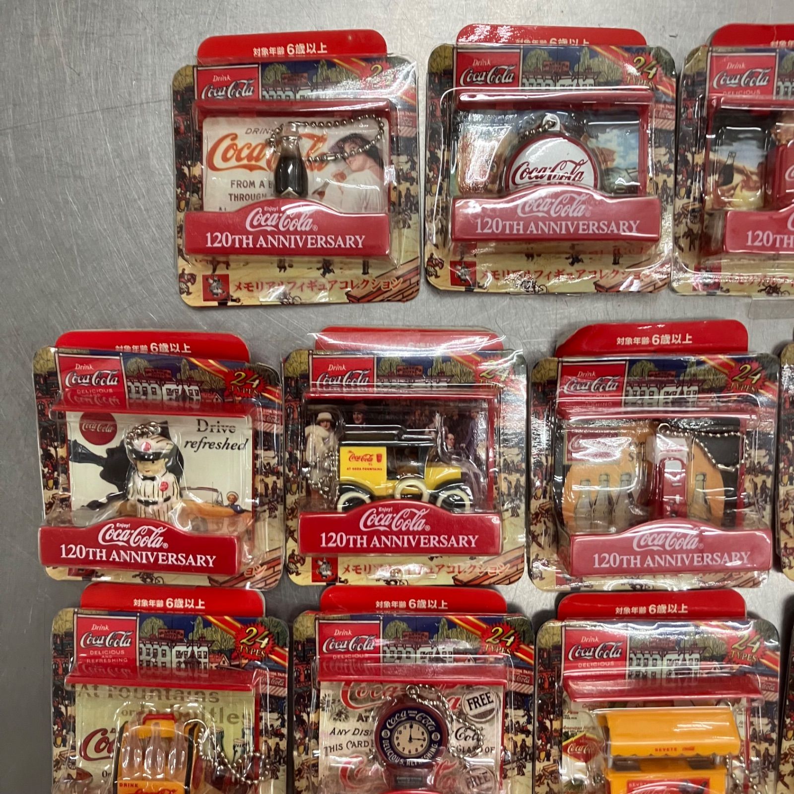 コカコーラ 120周年 メモリアルフィギュアコレクション 全24種+14個