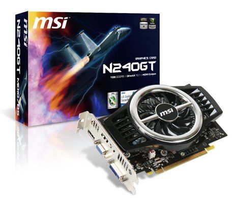 新品 MSI グラフィックボード for nVIDIA N240GTSTORM-1GD5