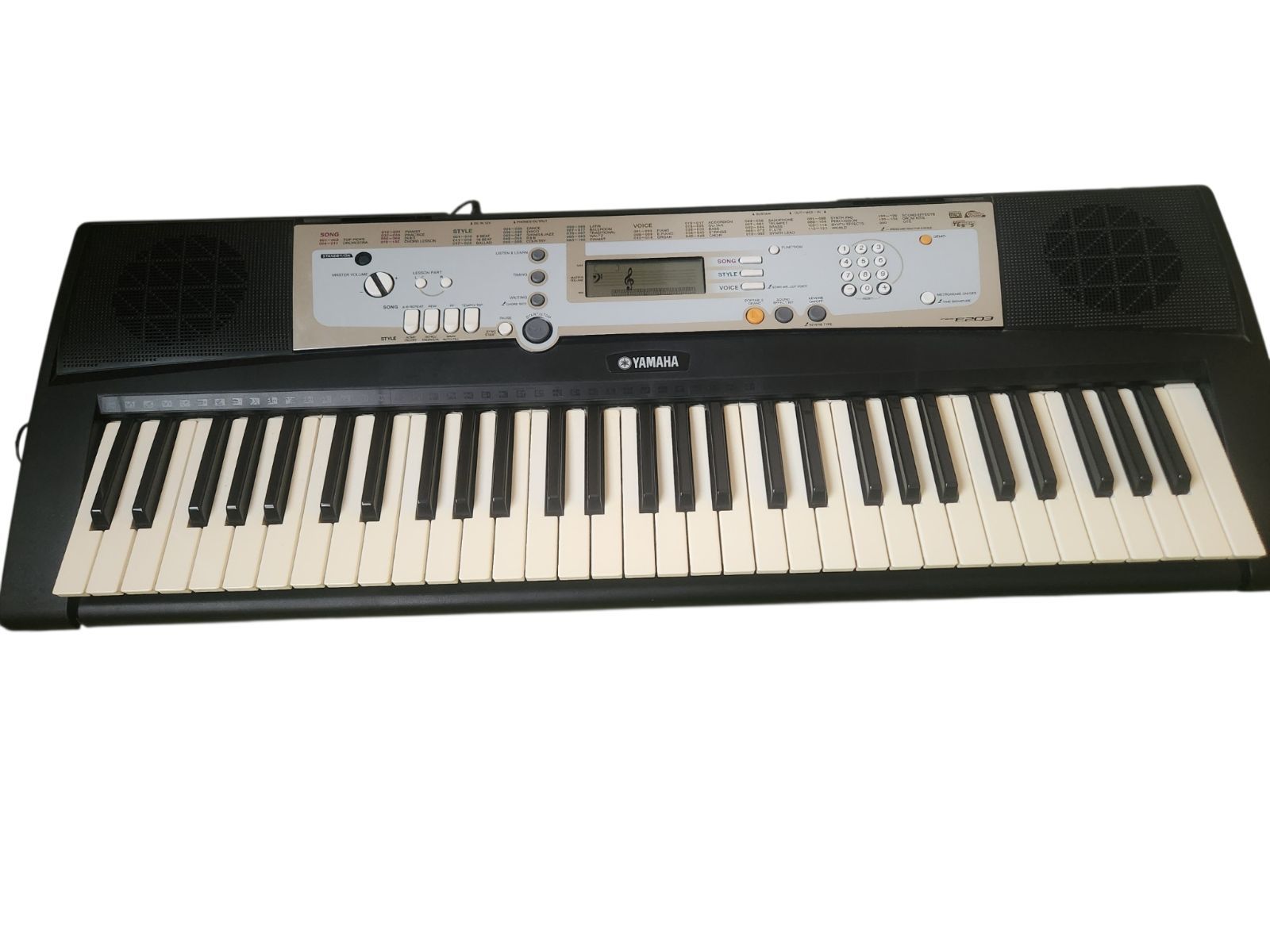 YAMAHA PSR-E203 ヤマハ ポータトーン 電子キーボード 【完動品・付属 YAMAHA PSR-E203 ヤマハ ポータトーン 電子キーボード 【完動品・付属