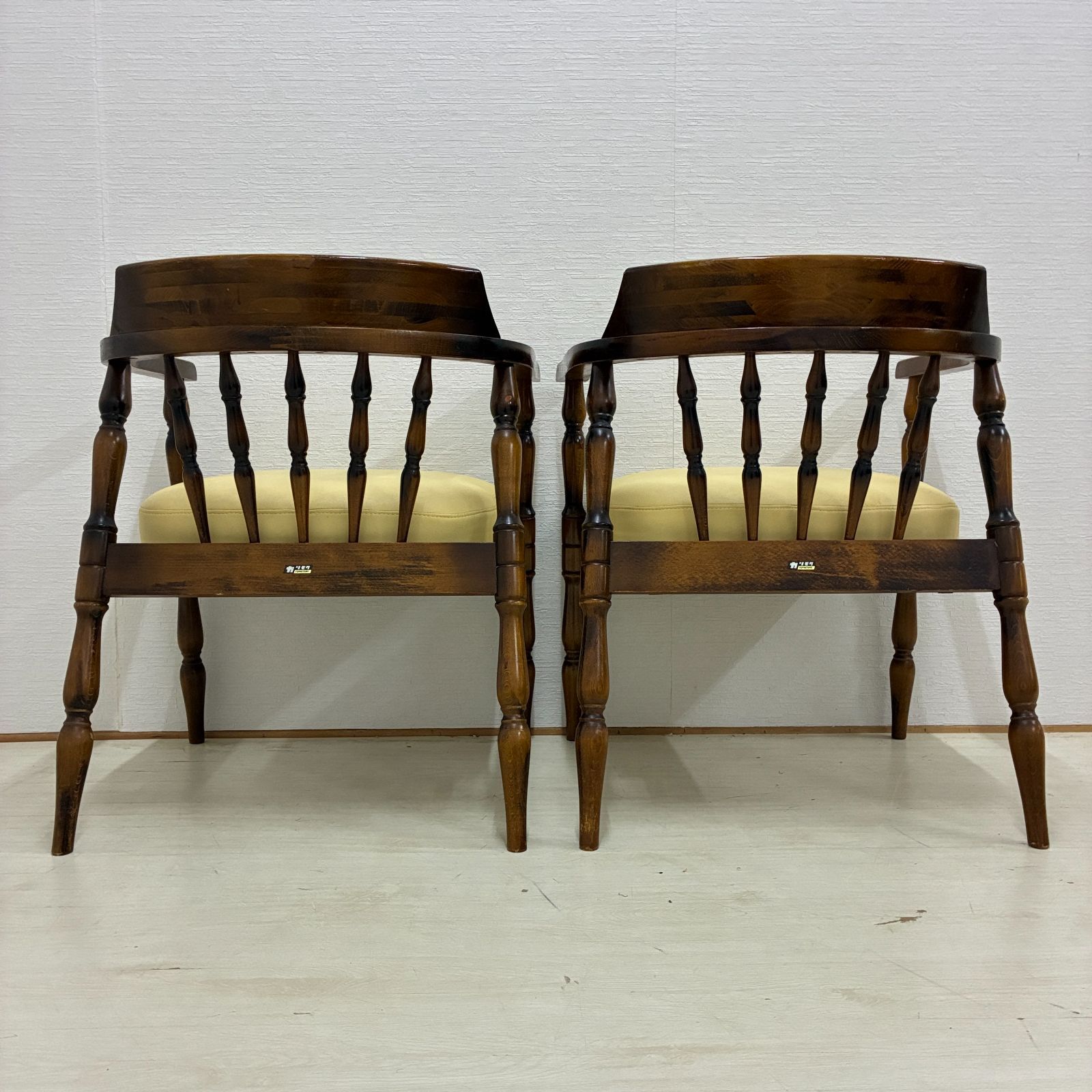 椅子・チェア 【廃盤品】カリモク RUSTIC 2脚セット ダイニングチェア②