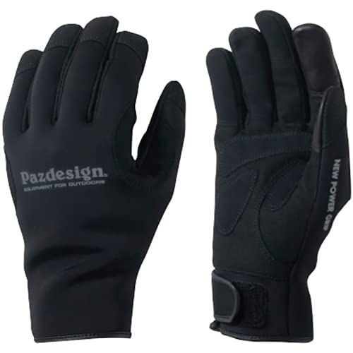 新品 パズデザイン クロロプレン オフショアグローブ (CHLOROPRENE OFFSHORE GLOVE) 3L ブラック/グレー PGV-044