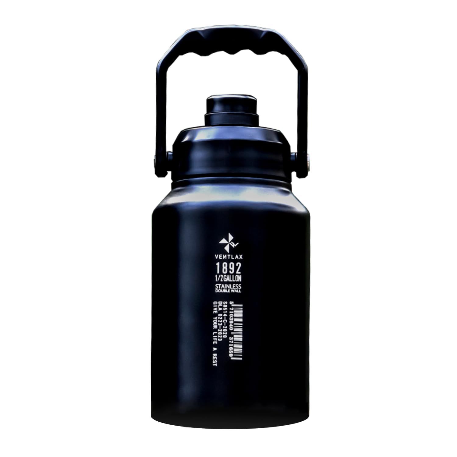 VENTLAX アイスジャグ アイスコンテナ 保冷 保温 キャンプ アウトドア 真空断熱構造 1.9L / 3.8L (1.9L(ハーフガロン))pms 4afafbd6
