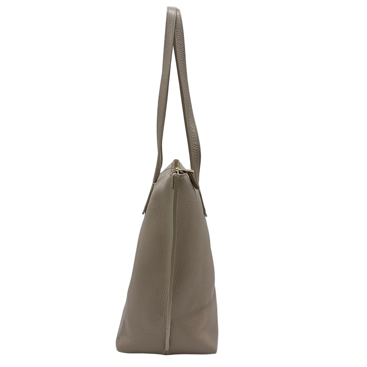 FURLA(フルラ) ショルダーバッグ - グレーベージュ レザー - メルカリ