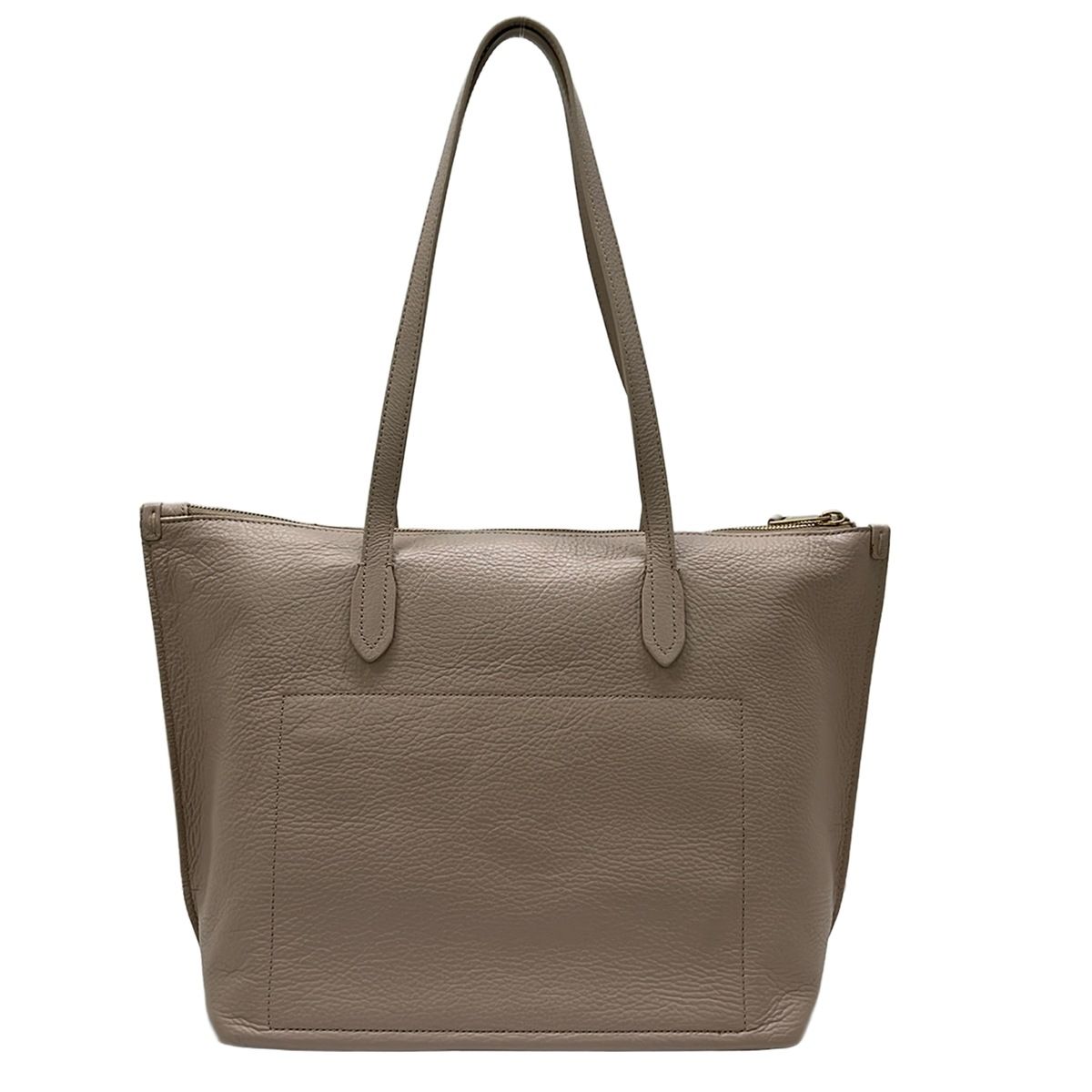 FURLA(フルラ) ショルダーバッグ - グレーベージュ レザー - メルカリ