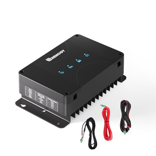 ☆新品☆Renogy DCC 走行充電器12V 30A MPPTチャージコントローラー内蔵/アイソレータ ブラック 5759c67d