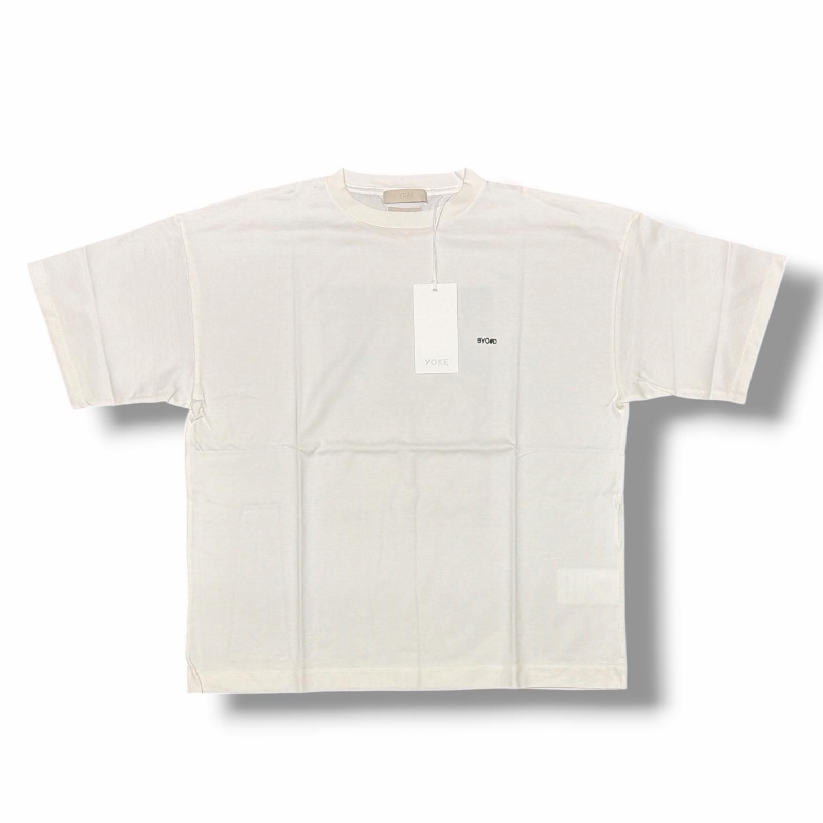 参考上代17600円 未使用 YOKE 25SS PHOTO PRINT ORGANIC COTTON T 