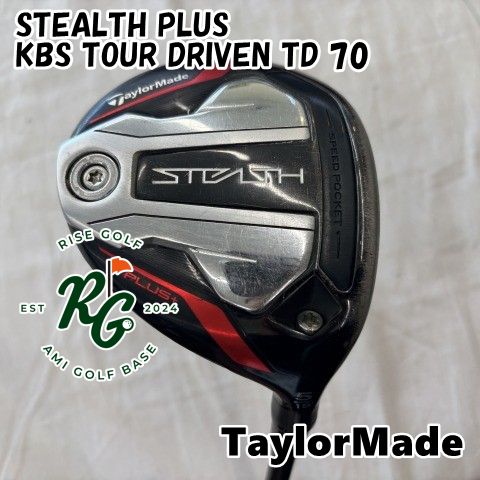 【中古】フェアウェイウッド テーラーメイド STEALTH PLUS◆KBS TOUR DRIVEN TD 70◆X◆19[8565]