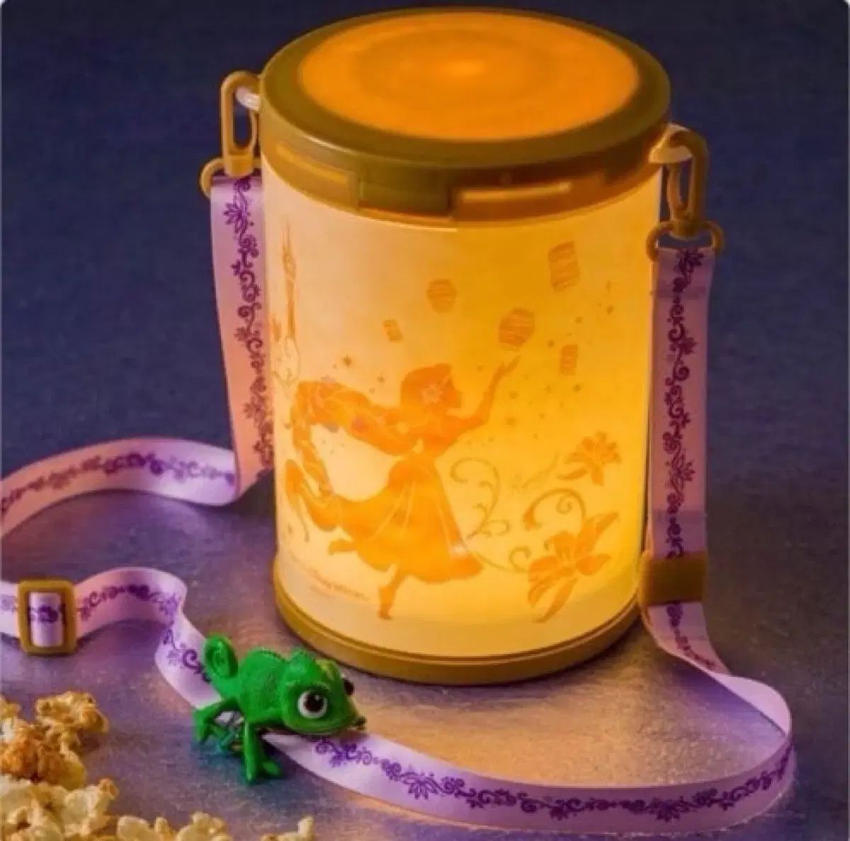ディズニーランド ラプンツェルランタン ポップコーンバケット ＆ パスカル ショルダー ぬいぐるみ
