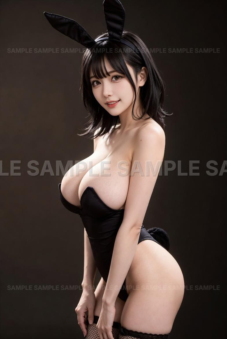 高画質 A4 アートポスター】AI美女 ビキニ グラビア 美人モデル フォト