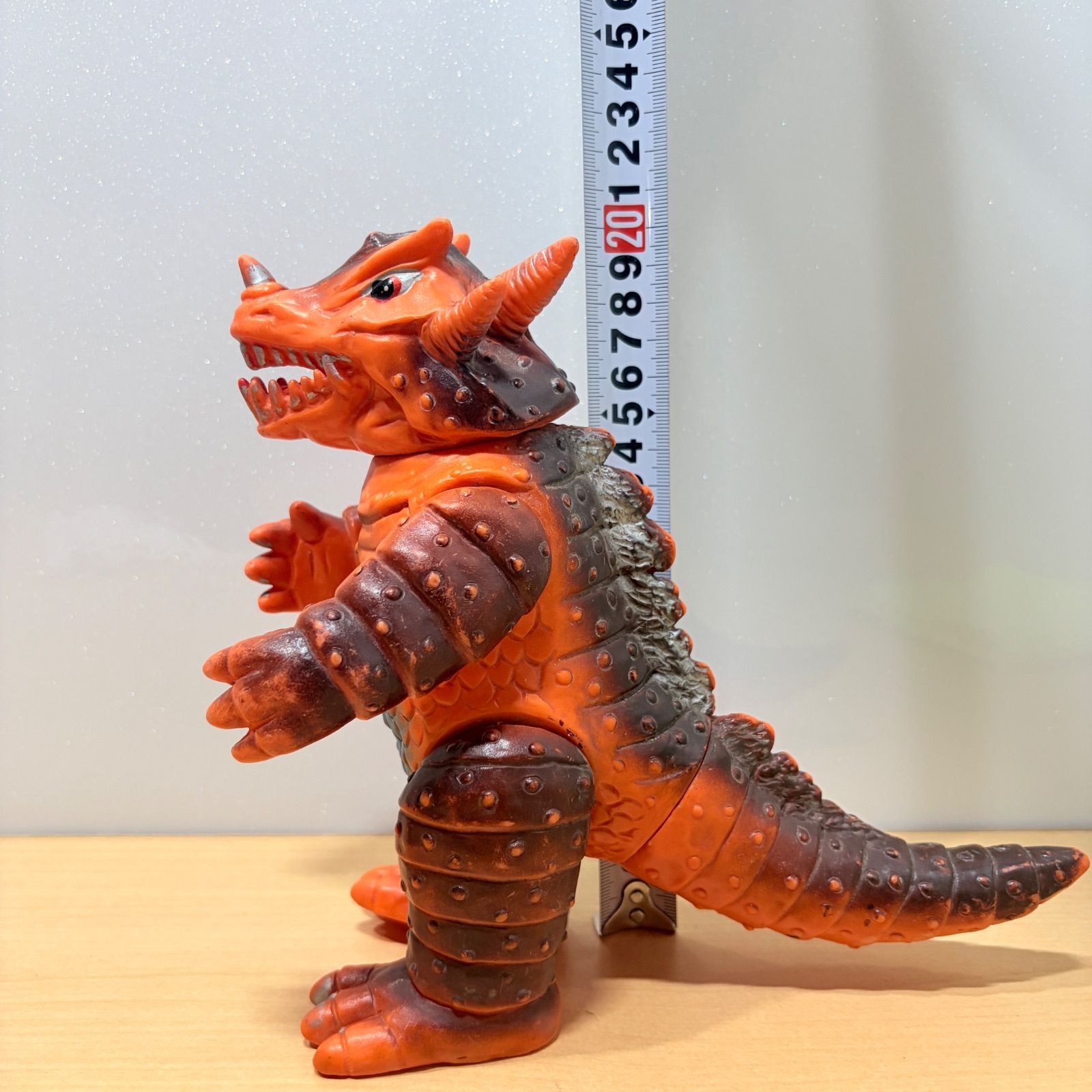 当時物ジャンク】マスダヤ 地中怪獣ゼロン（ゼノン）ソフビ スペクトル