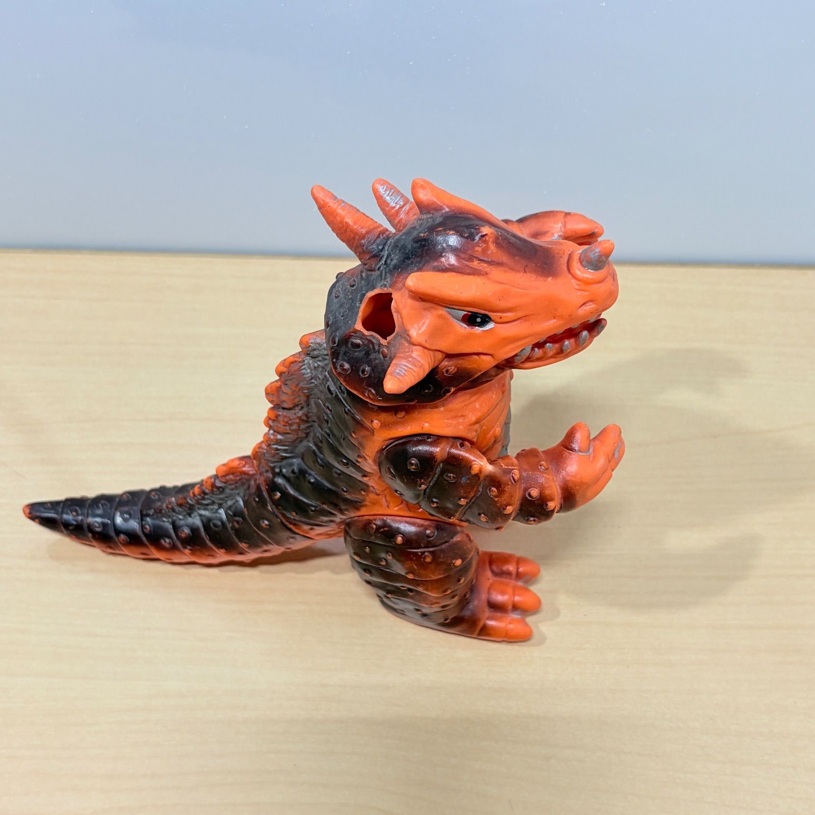 当時物ジャンク】マスダヤ 地中怪獣ゼロン（ゼノン）ソフビ スペクトル