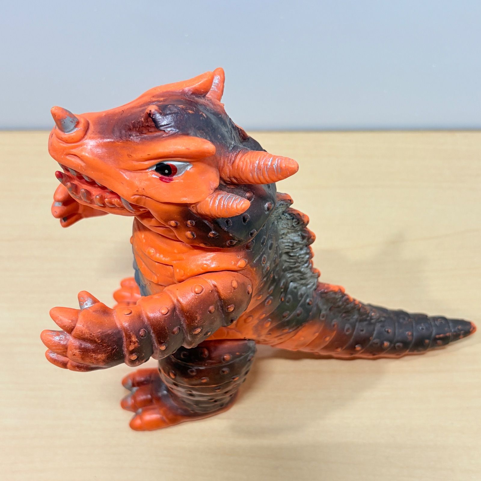 当時物ジャンク】マスダヤ 地中怪獣ゼロン（ゼノン）ソフビ スペクトル