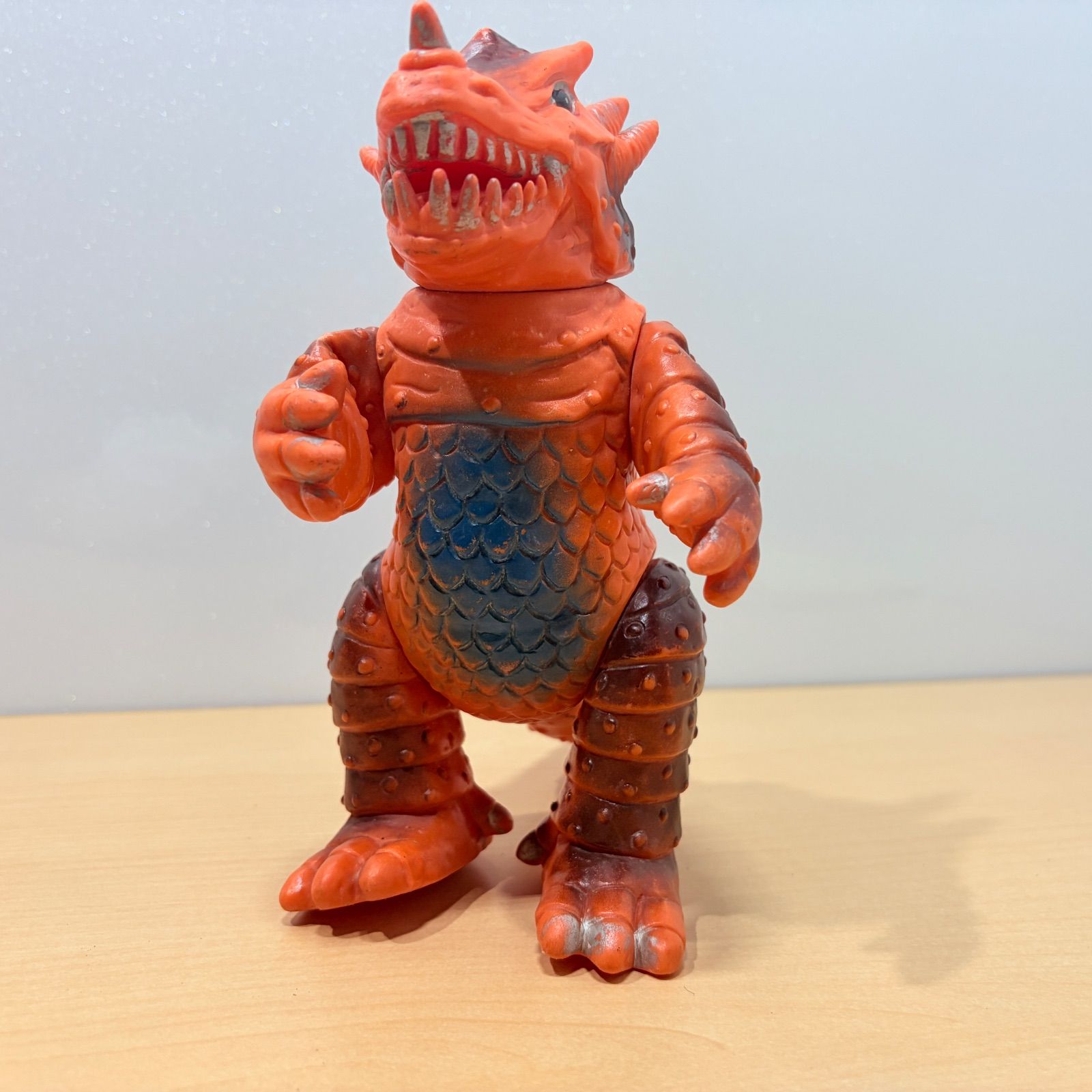 当時物ジャンク】マスダヤ 地中怪獣ゼロン（ゼノン）ソフビ スペクトル