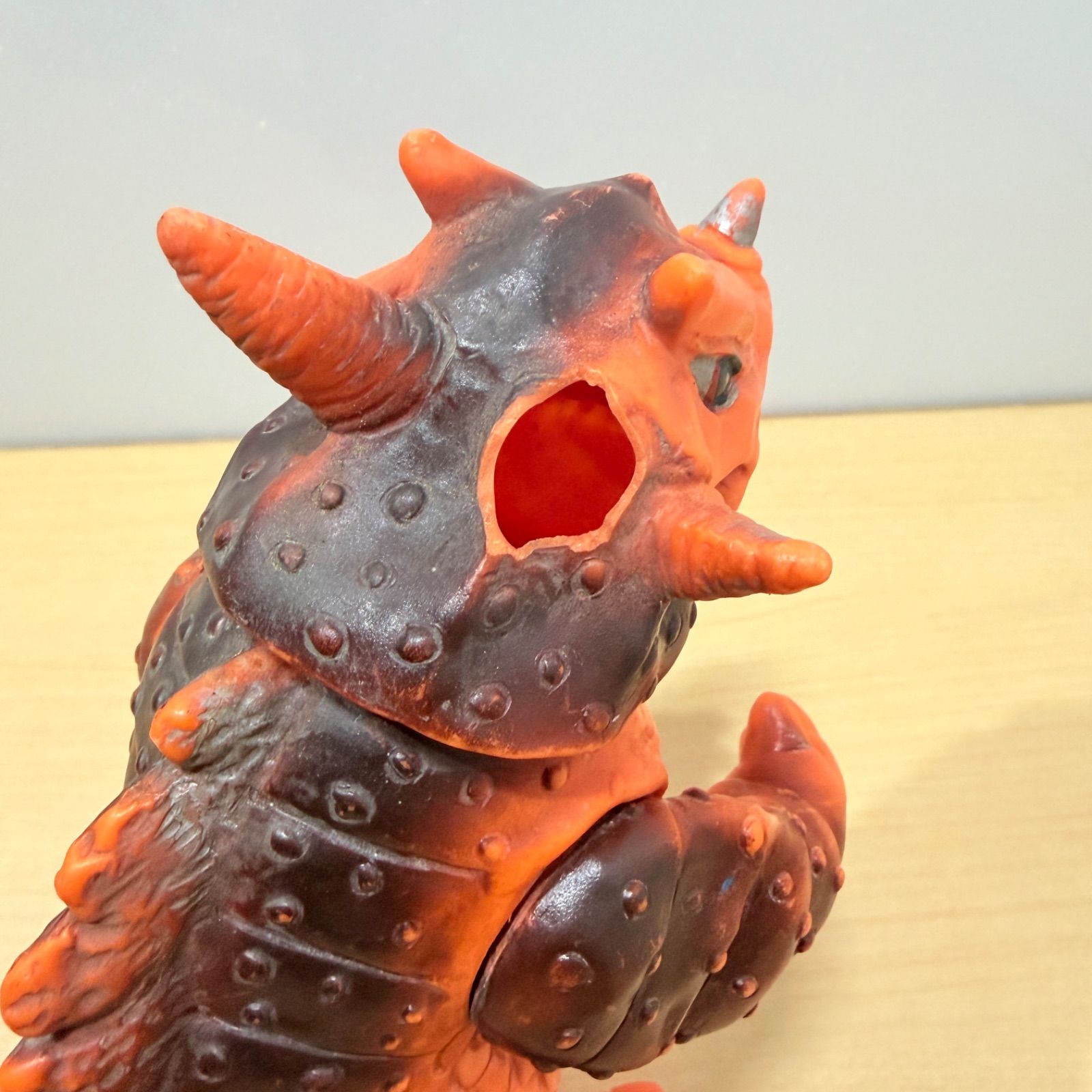当時物ジャンク】マスダヤ 地中怪獣ゼロン（ゼノン）ソフビ スペクトル